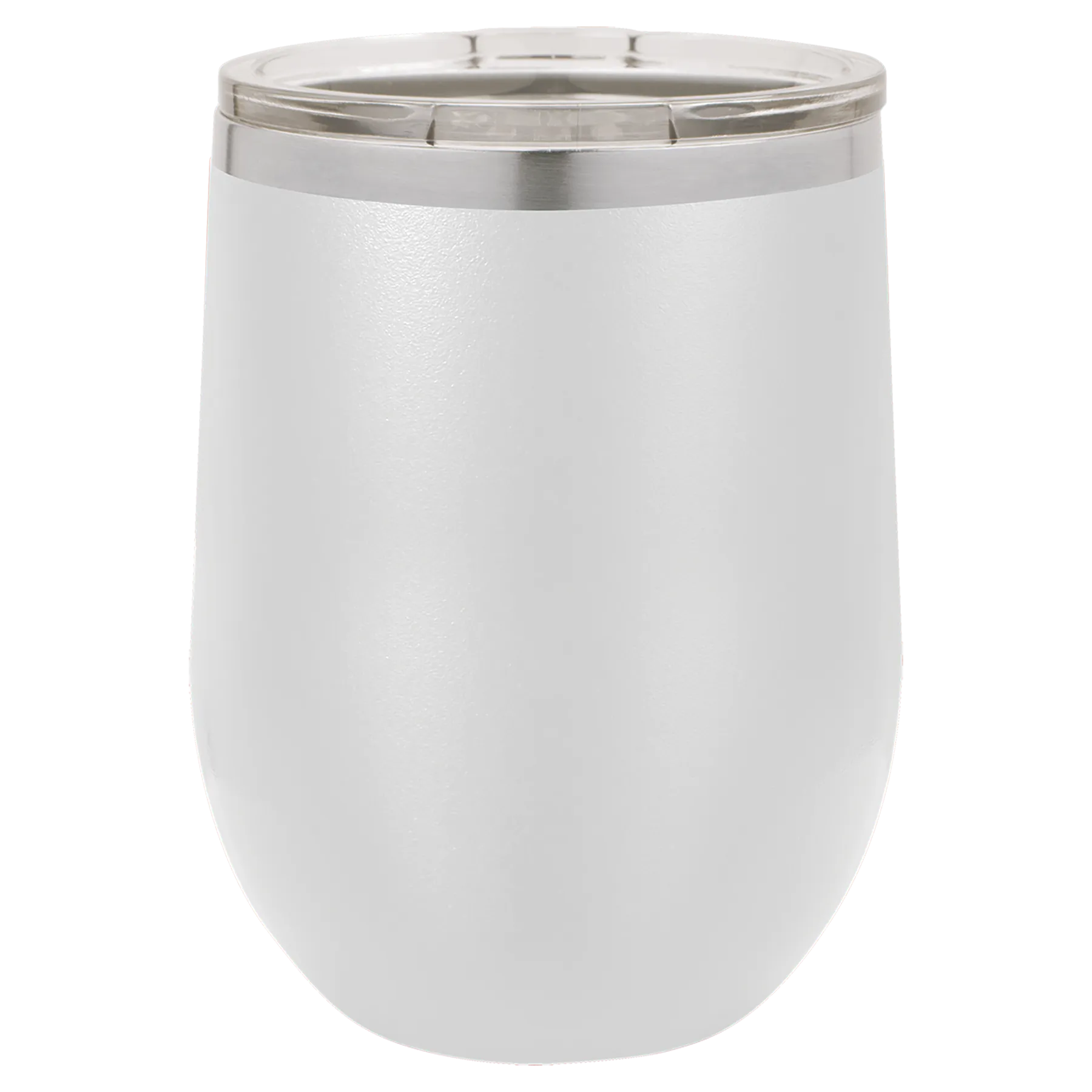 12 oz Blank Stainless Steel Insulated Stemless Wine Tumbler with Lid