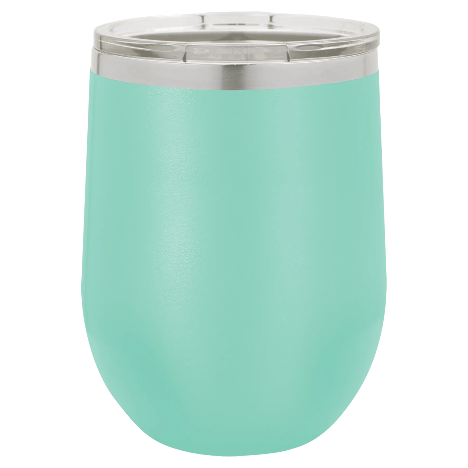 12 oz Blank Stainless Steel Insulated Stemless Wine Tumbler with Lid
