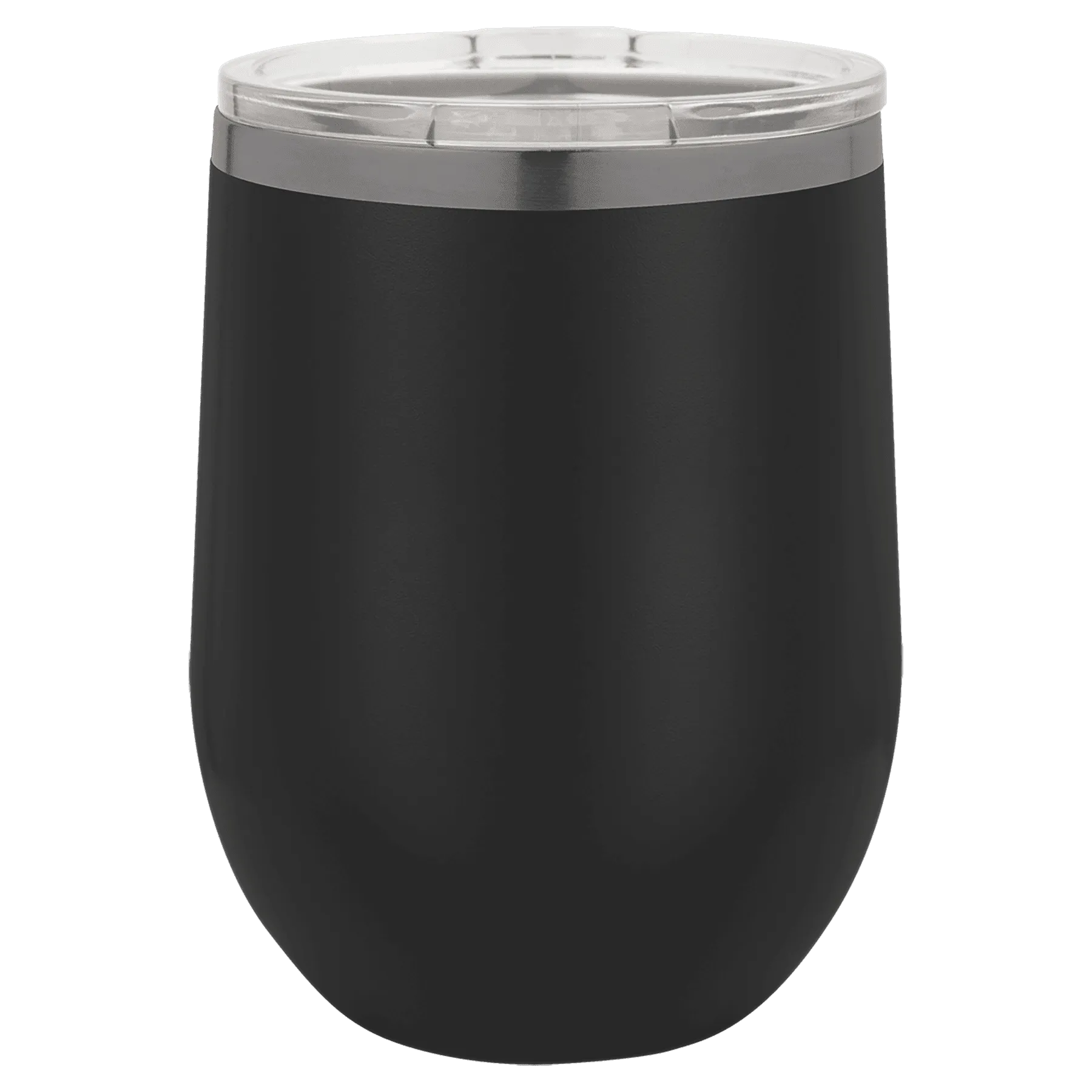 12 oz Blank Stainless Steel Insulated Stemless Wine Tumbler with Lid