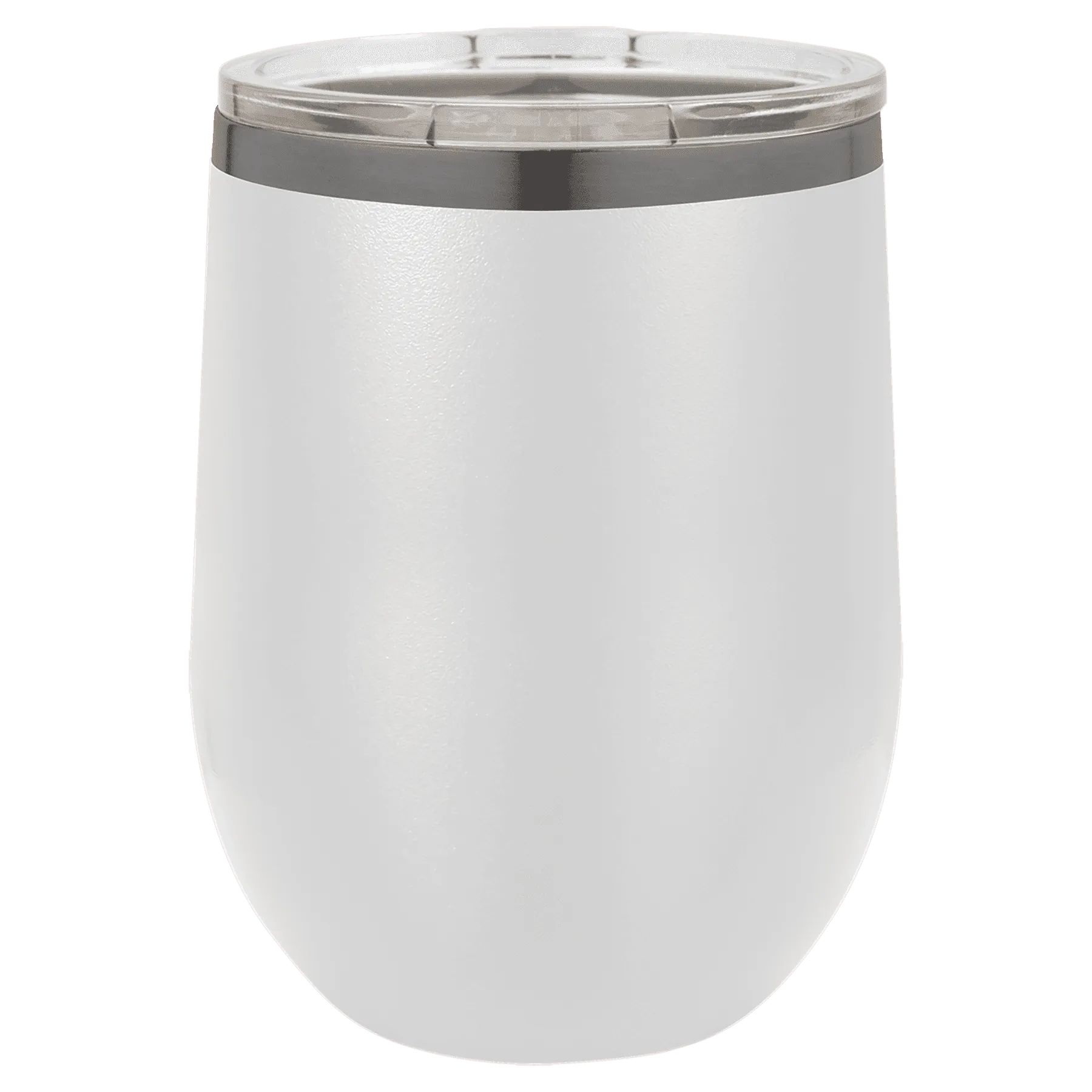 12 oz Blank Stainless Steel Insulated Stemless Wine Tumbler with Lid