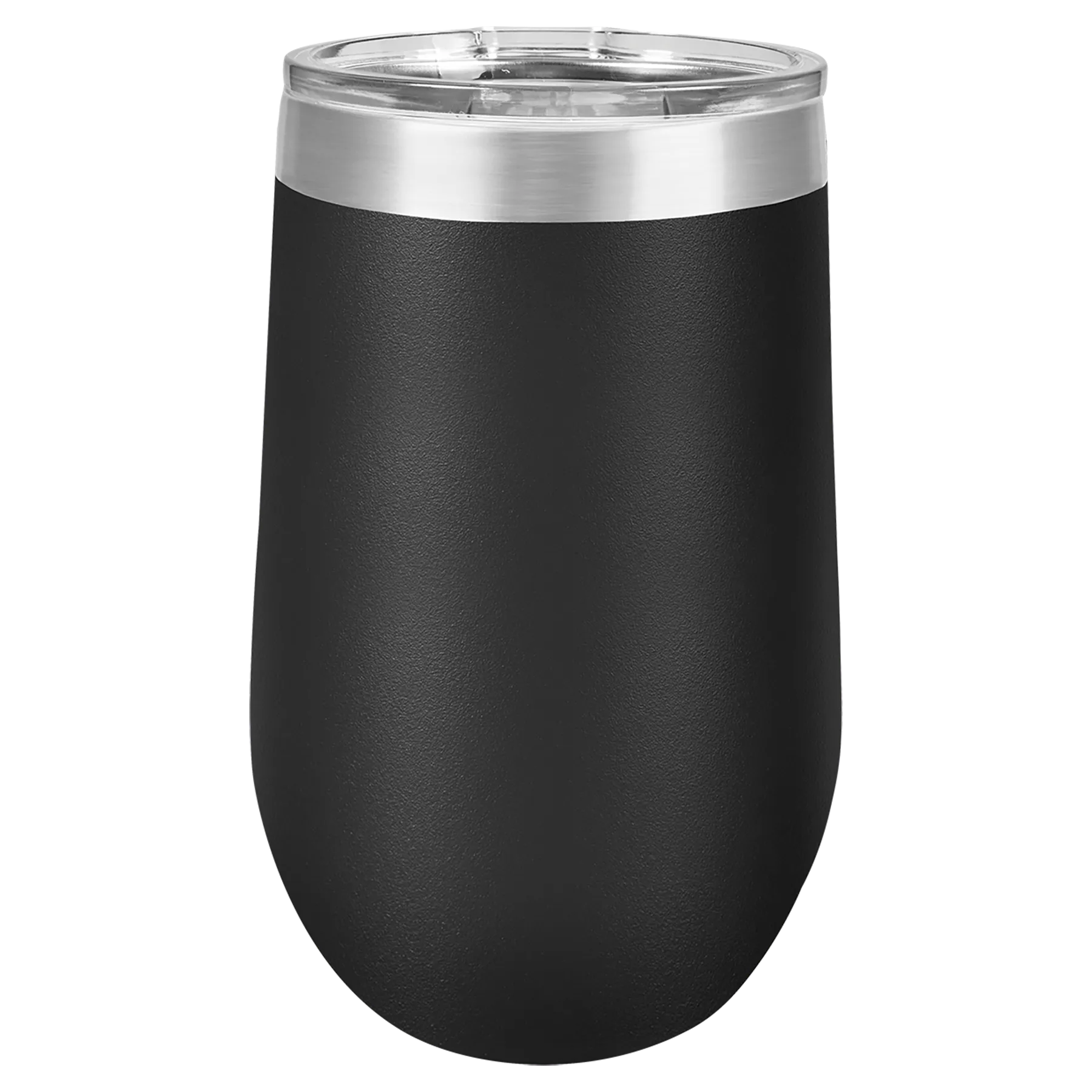 16 oz Blank Stainless Steel Insulated Stemless Wine Tumbler with Lid