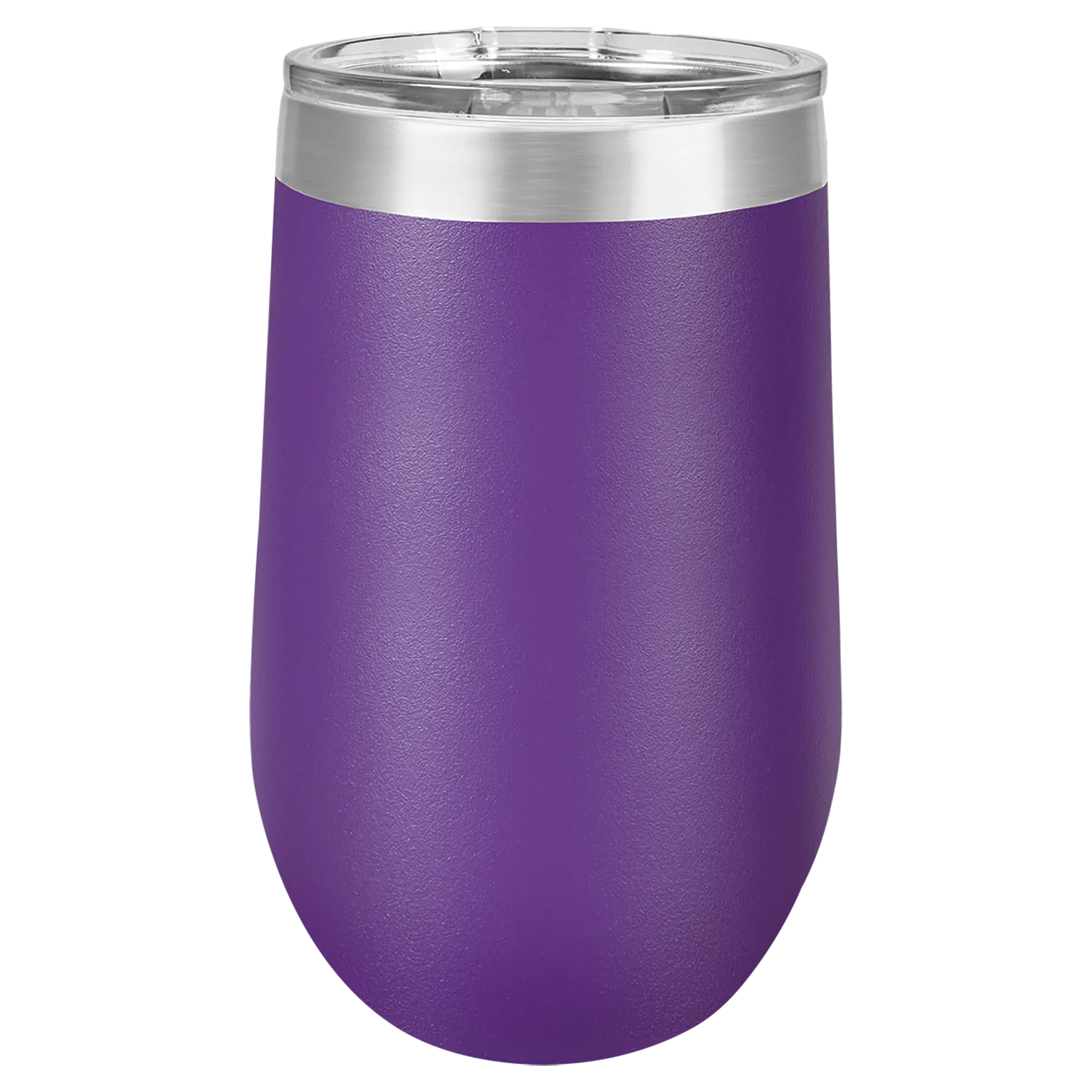 16 oz Blank Stainless Steel Insulated Stemless Wine Tumbler with Lid