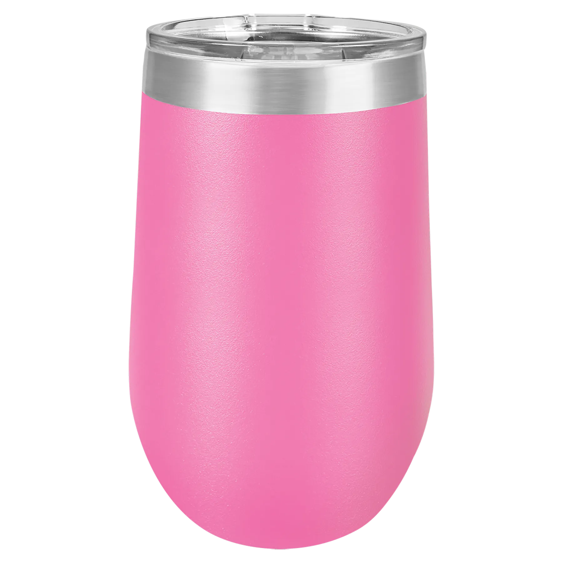 16 oz Blank Stainless Steel Insulated Stemless Wine Tumbler with Lid