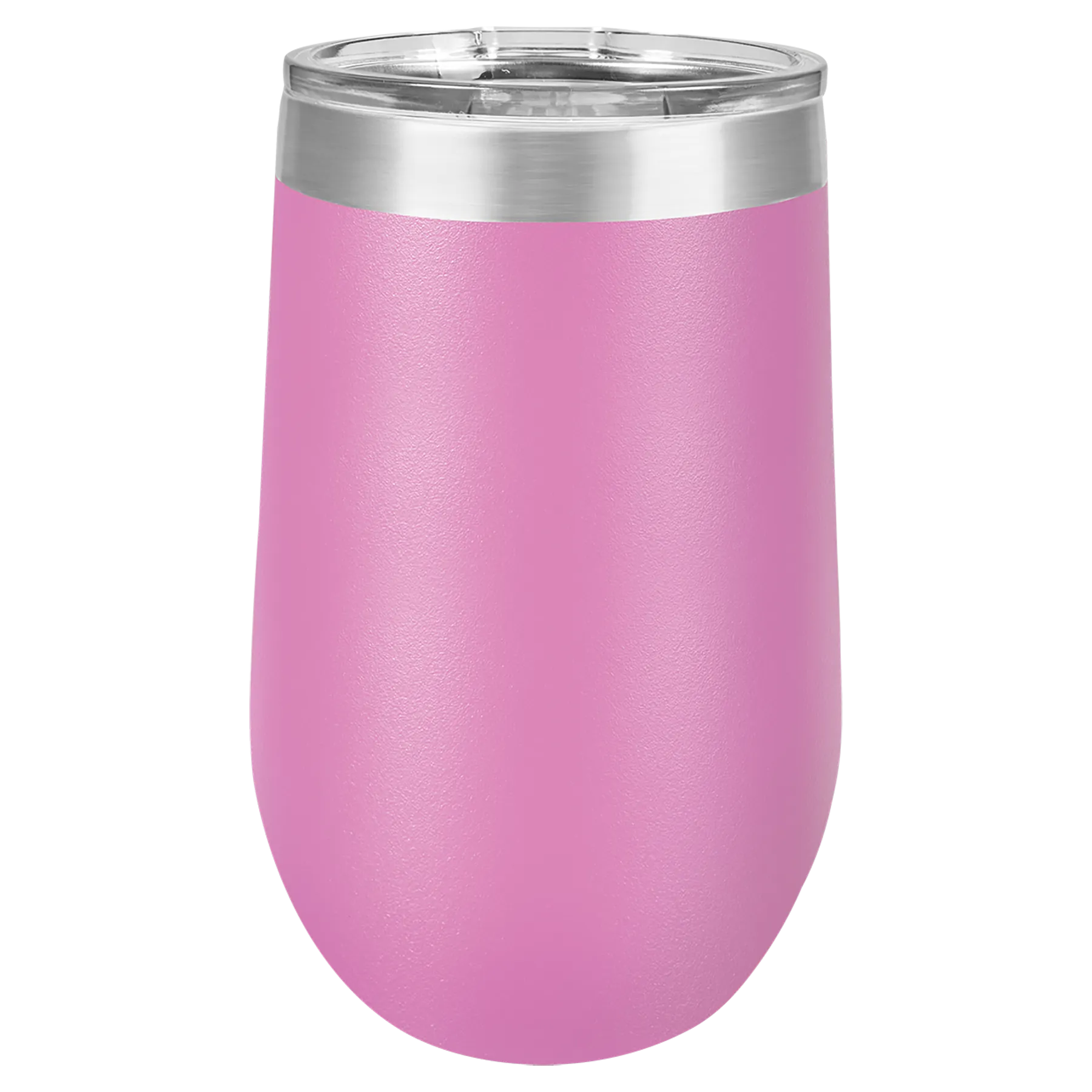 16 oz Blank Stainless Steel Insulated Stemless Wine Tumbler with Lid