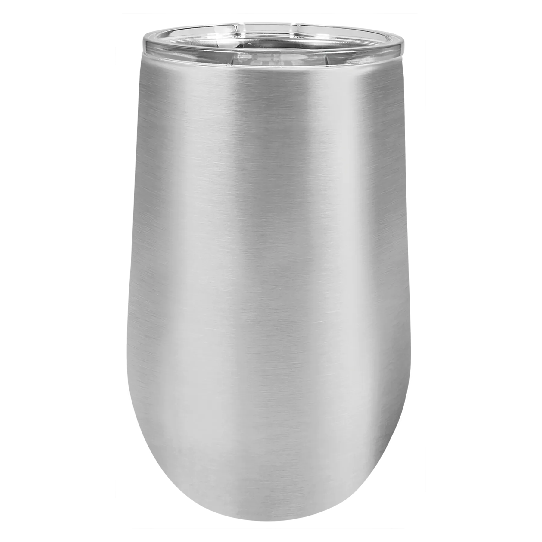 16 oz Blank Stainless Steel Insulated Stemless Wine Tumbler with Lid