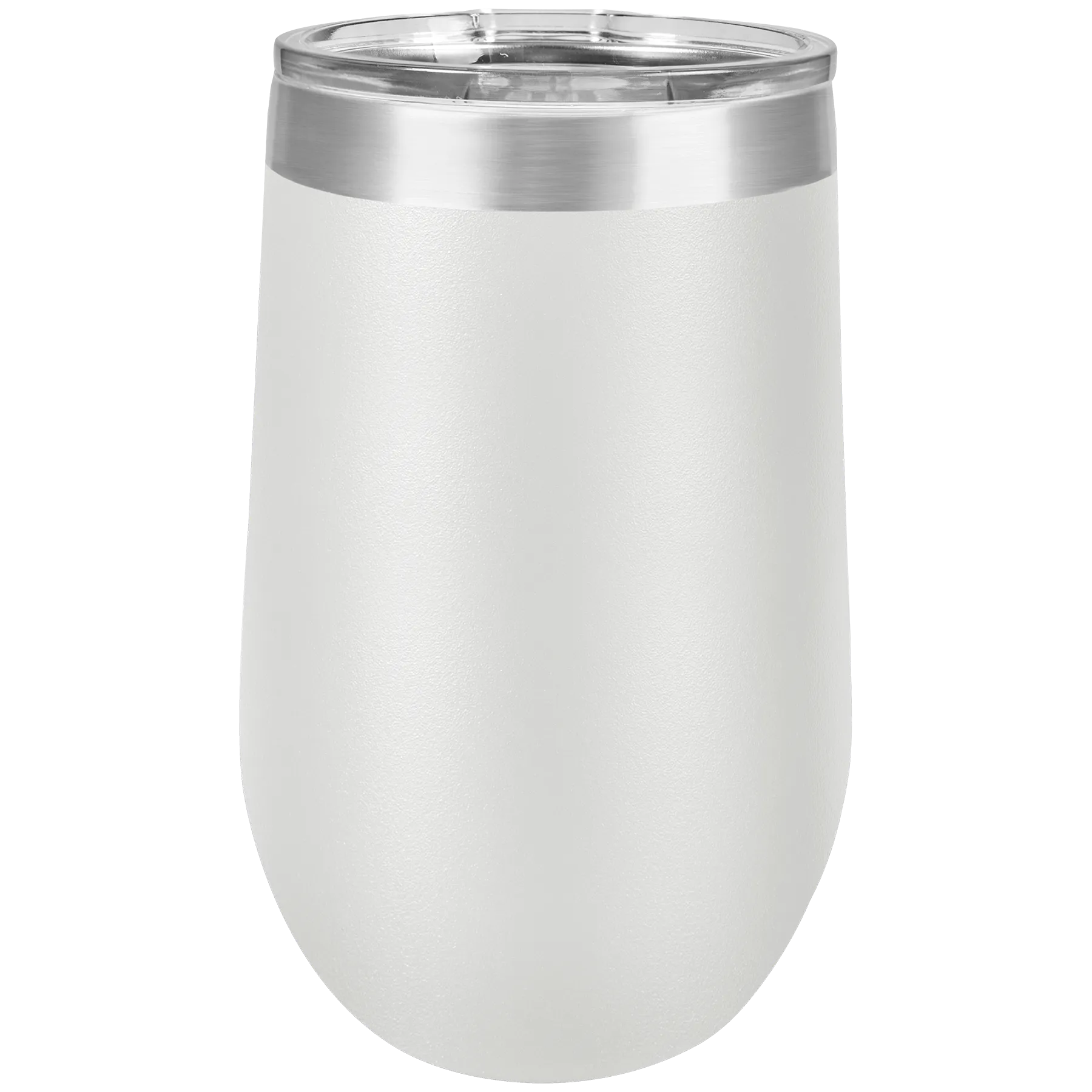 16 oz Blank Stainless Steel Insulated Stemless Wine Tumbler with Lid