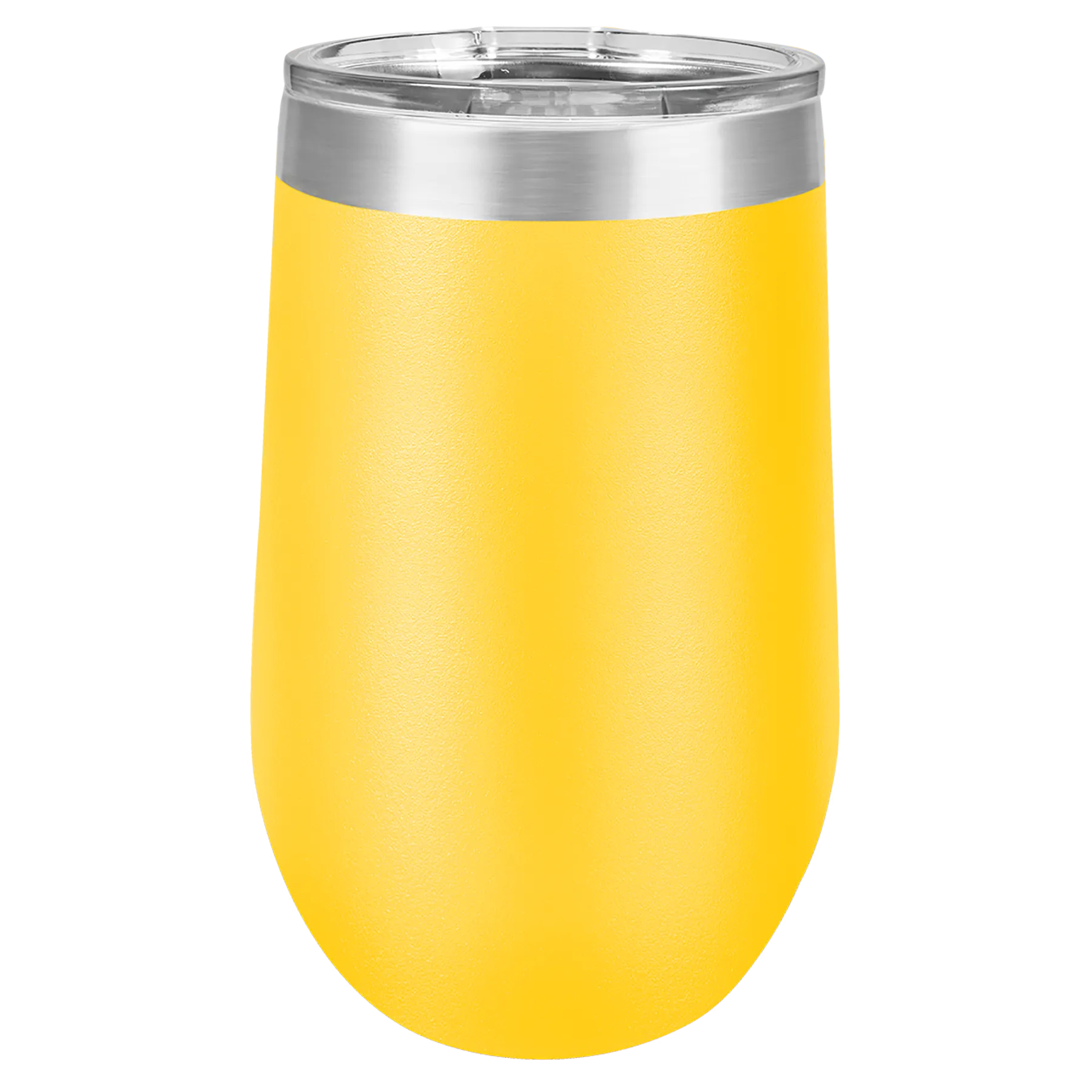 16 oz Blank Stainless Steel Insulated Stemless Wine Tumbler with Lid