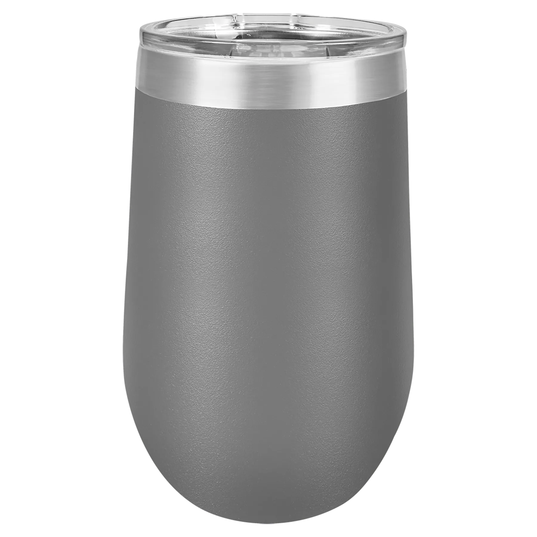 16 oz Blank Stainless Steel Insulated Stemless Wine Tumbler with Lid