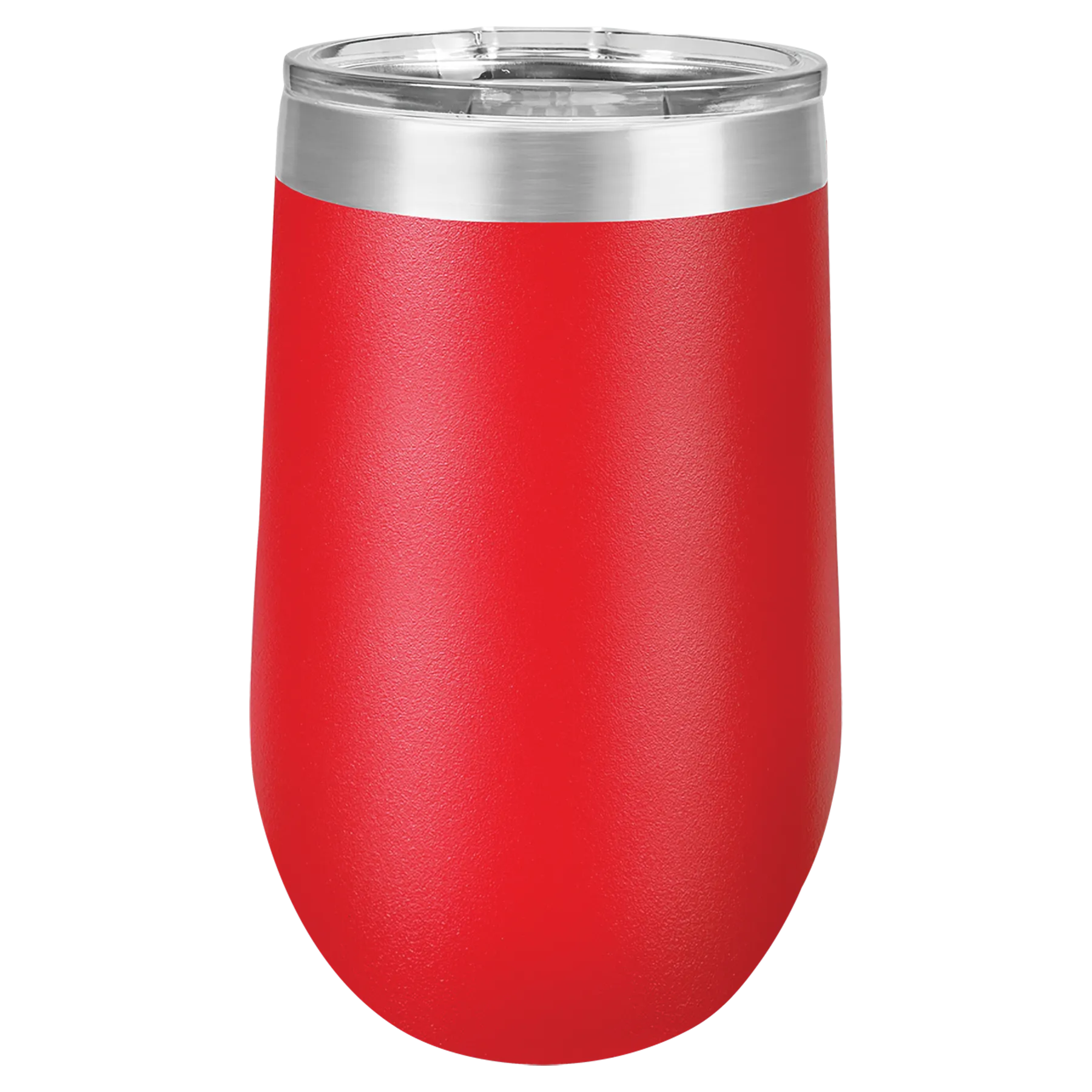 16 oz Blank Stainless Steel Insulated Stemless Wine Tumbler with Lid