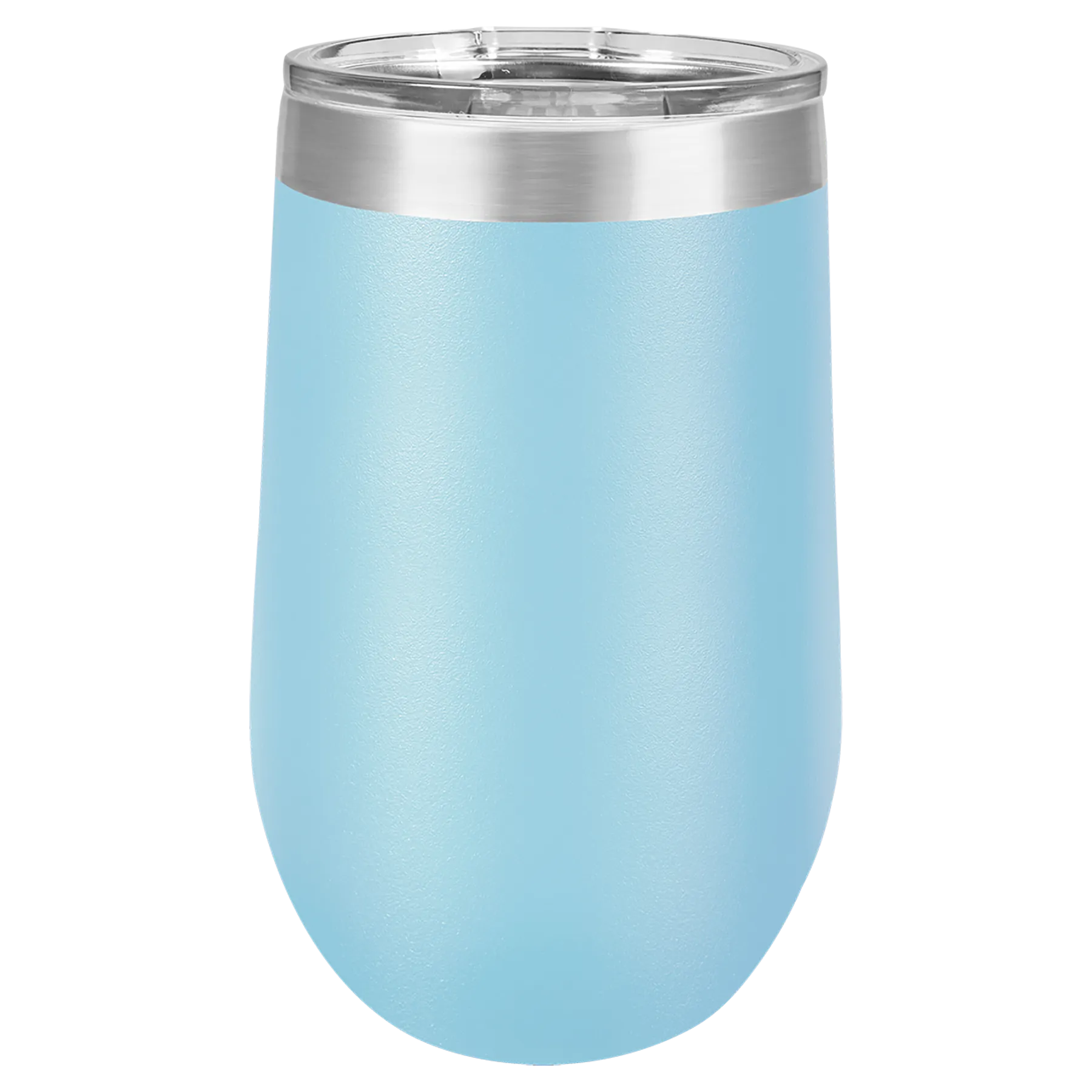 16 oz Blank Stainless Steel Insulated Stemless Wine Tumbler with Lid