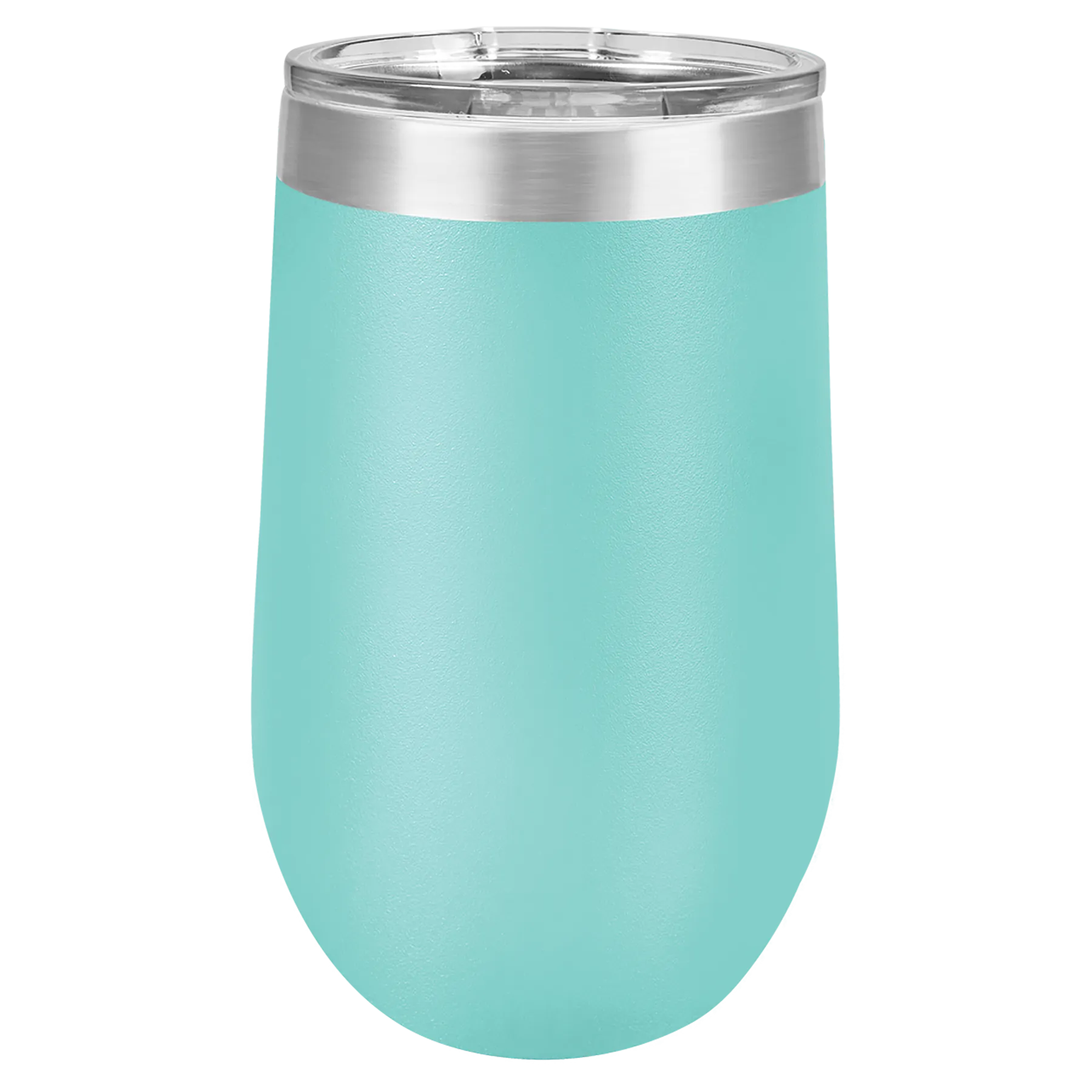 16 oz Blank Stainless Steel Insulated Stemless Wine Tumbler with Lid