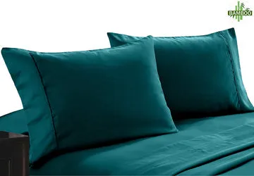 400 Thread Count Bamboo Cotton | Twin Pack Pillowcase | Teal