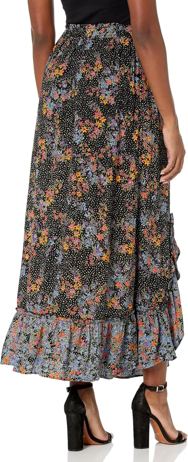 Angie Women's Printed Maxi Skirt