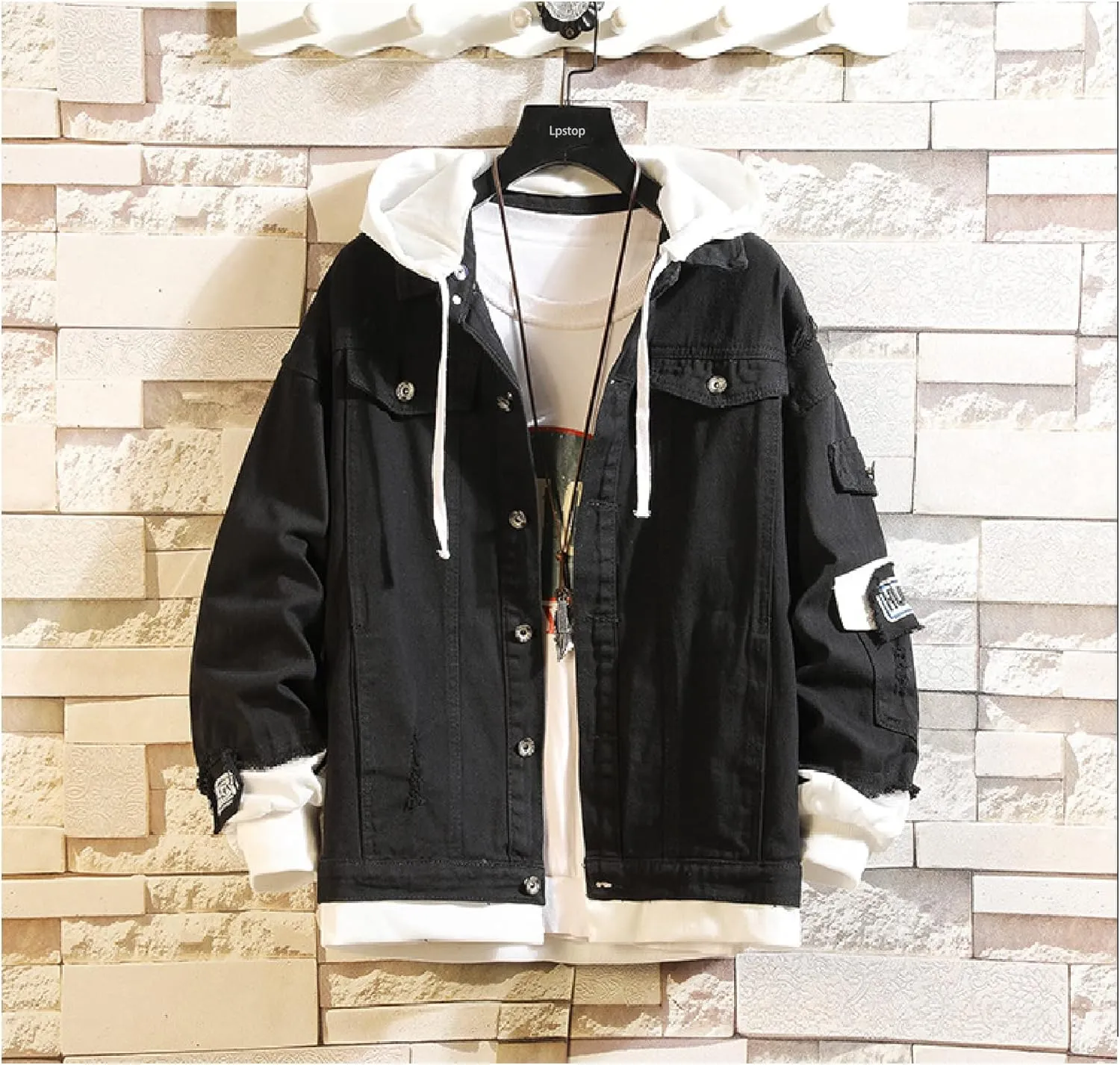 Angry Tiger Printed Denim Jacket Tiger Printed Hoodie Denim Jacket Jean for Men Women Teen Gift