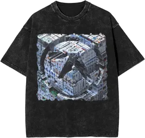 Aphex Vintage Oversized T Shirt Twin Unisex Summer Stylish O-Neck Cotton Short Sleeves T-Shirts