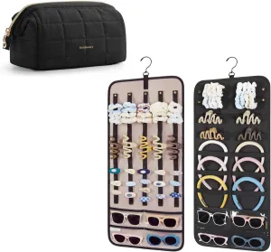 BAGSMART Travel Toiletry Bag   Claw Clip Organizer