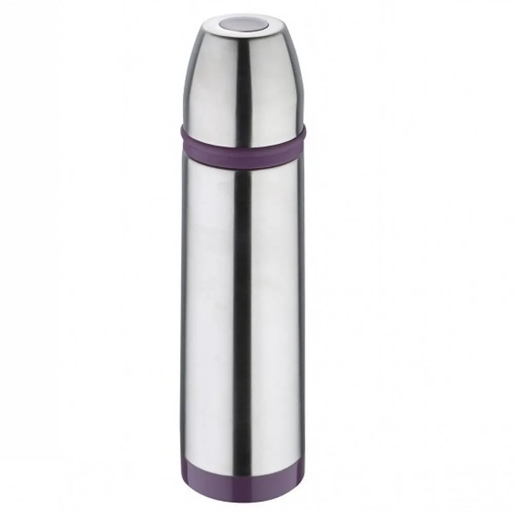 Bergner 800ml Vacuum Flask (Purple) is great for coffee, tea and other cold liquids. It keeps beverages hotter, cooler, fresher longer - BG-7518-PU