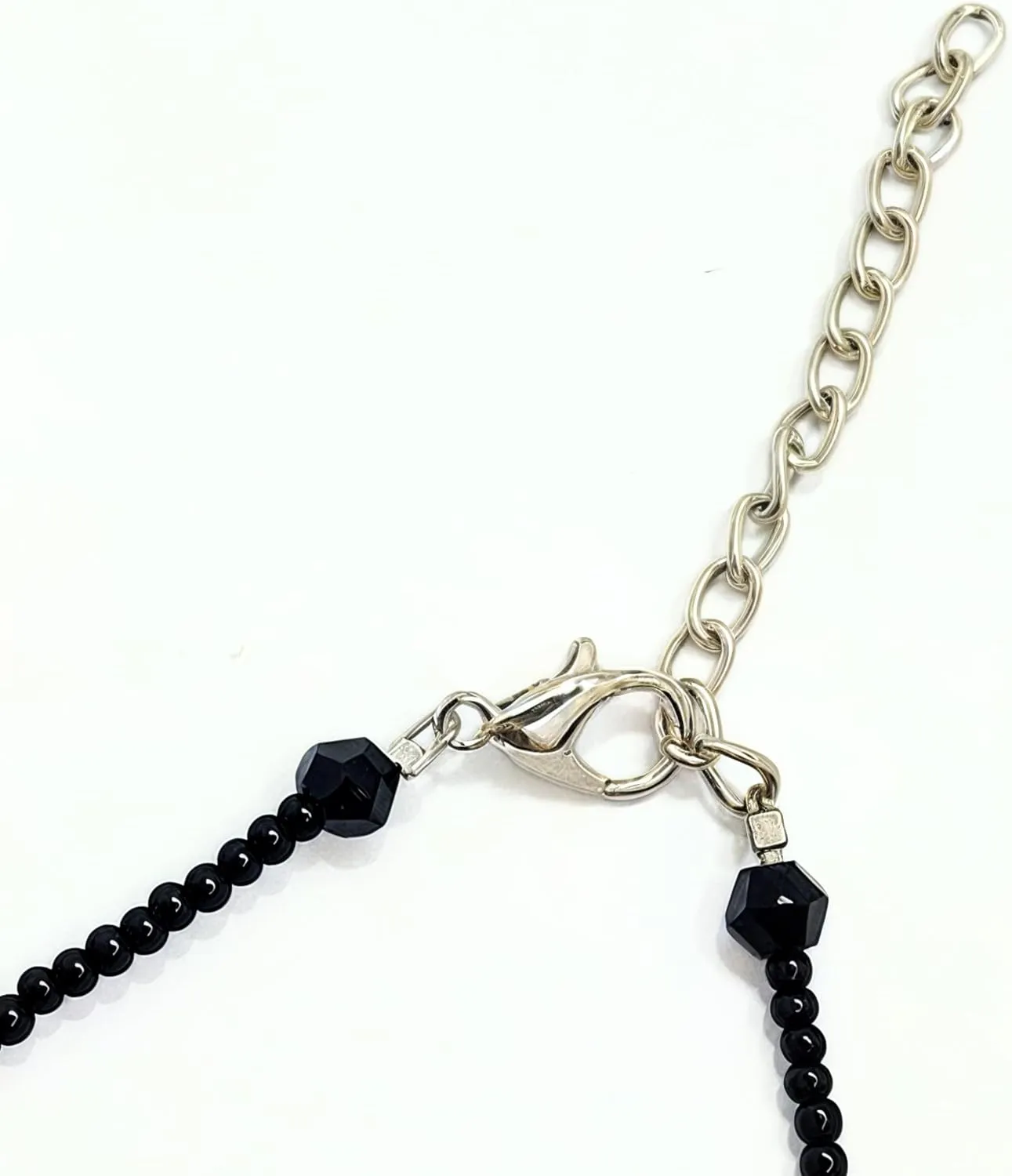 Black Bead Crystal Charm Anklet Bracelet Handmade Simple Summer Beach Waterproof Ankle Foot Chain Bracelets for Women Minimalist Jewelry Adjustable
