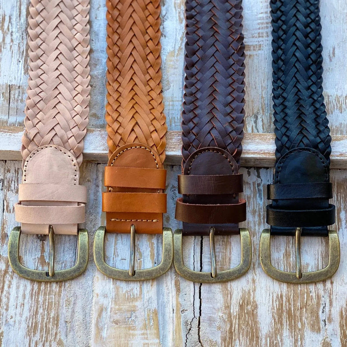 BOHO LEATHER BELT TAN
