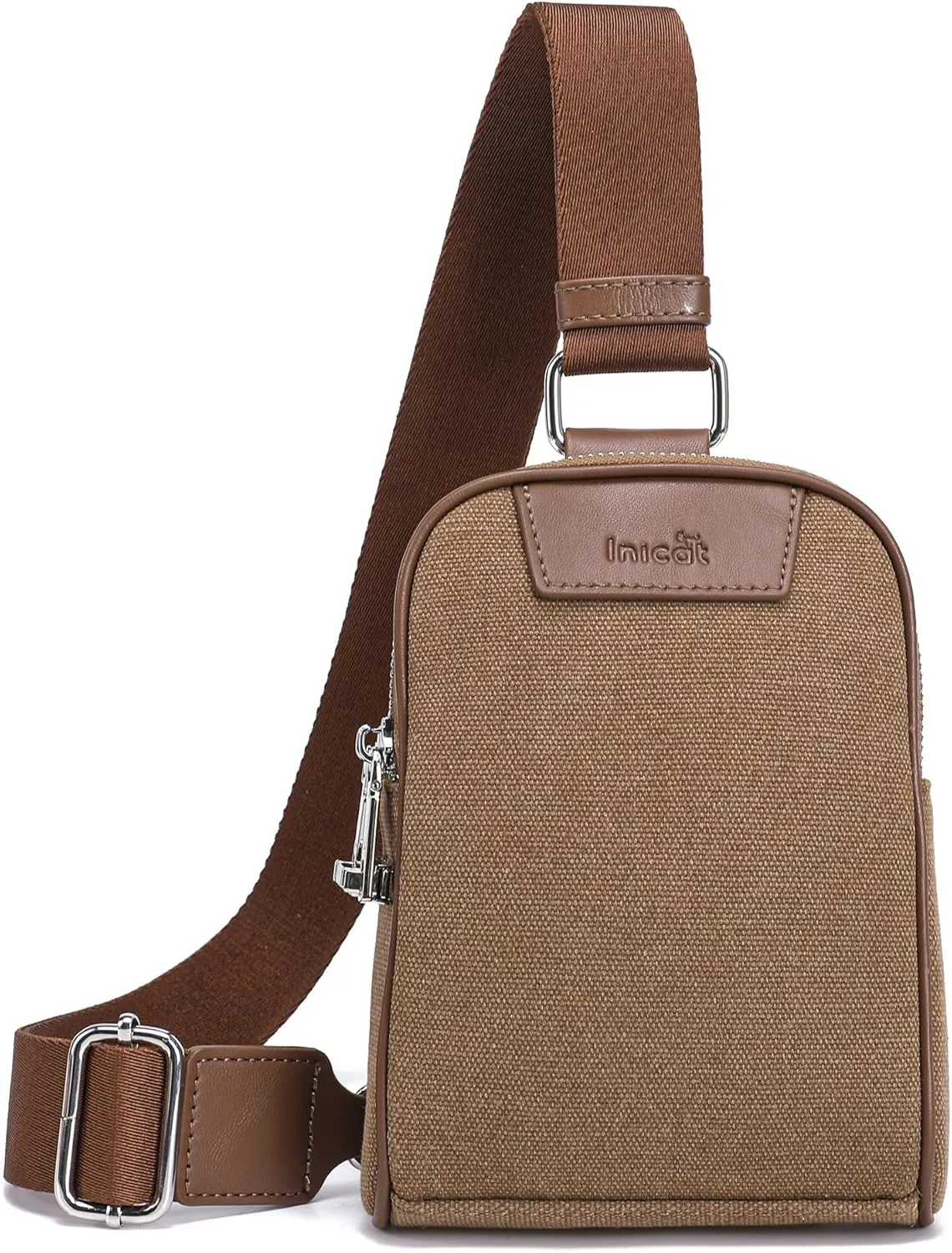 Canvas Small Sling Bag for Women Men Anti Theft Crossbody Bags RFID Blocking Cross Body Bag for Woman Travel Sling Purse