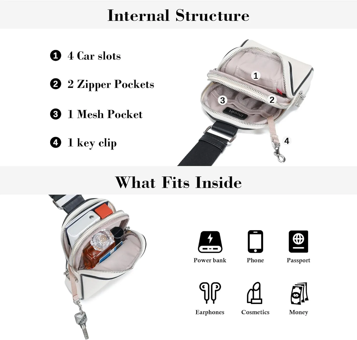 Canvas Small Sling Bag for Women Men Anti Theft Crossbody Bags RFID Blocking Cross Body Bag for Woman Travel Sling Purse