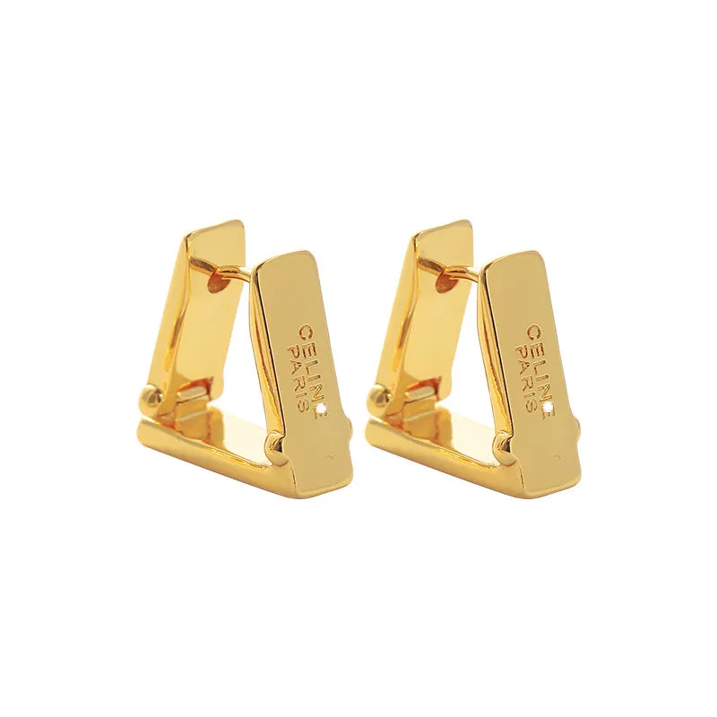CELINE letter earrings