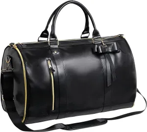 Convertible Garment Bags - Travel Bags for Suitcase Suitcase Suitcase Exercise Bag | Convertible Duffle Bag for Clothes with Bow Design, Convertible Travel Duffle Bags for Travel by N, Black, Consulte