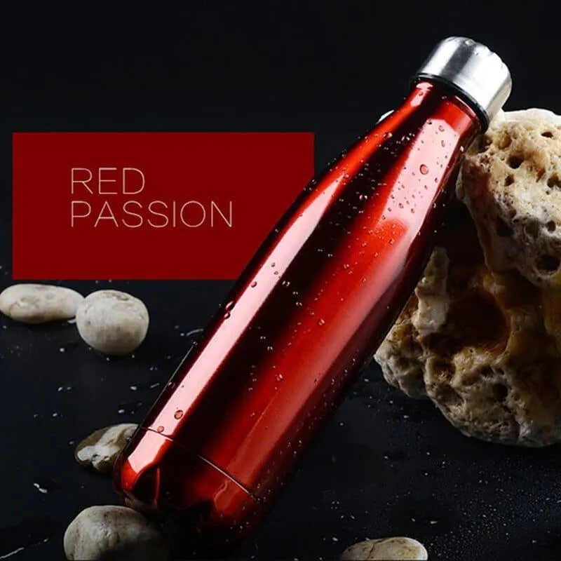 Double-Wall Insulated Steel Vacuum Flask