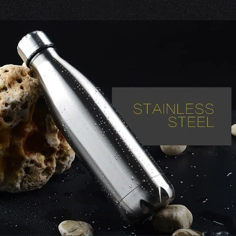 Double-Wall Insulated Steel Vacuum Flask