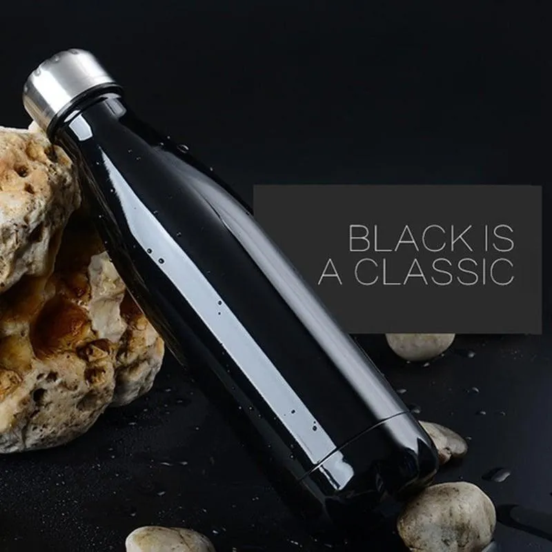Double-Wall Insulated Steel Vacuum Flask