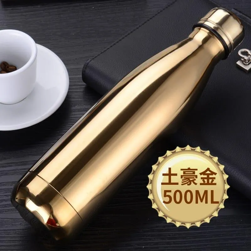 Double-Wall Insulated Steel Vacuum Flask