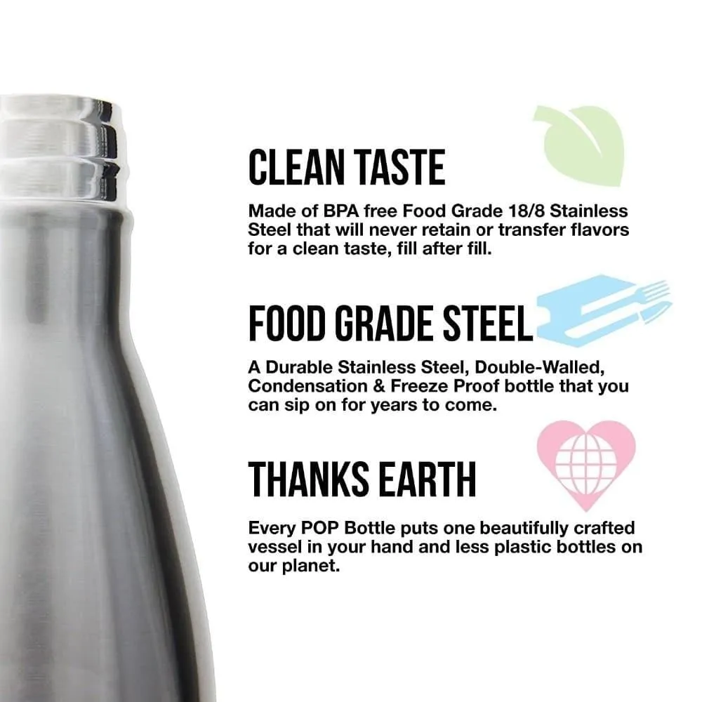 Double-Wall Insulated Steel Vacuum Flask
