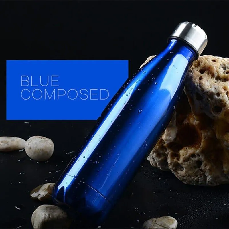 Double-Wall Insulated Steel Vacuum Flask