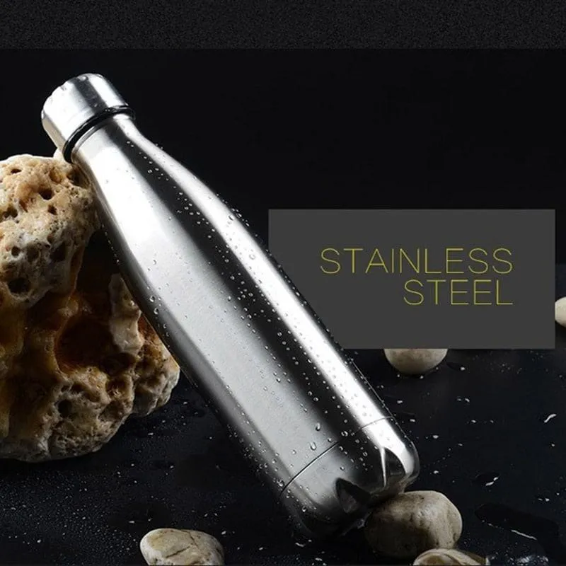 Double-Wall Insulated Steel Vacuum Flask