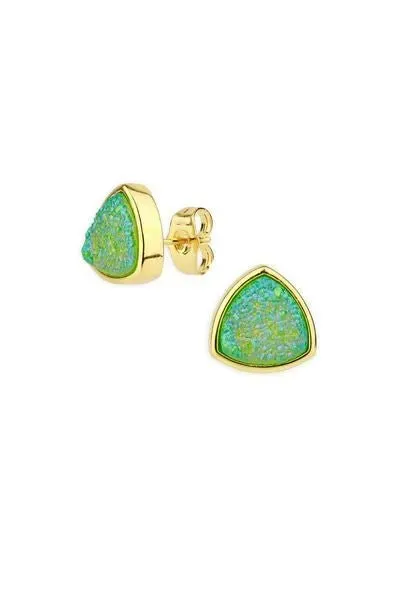 Druzy Stone Studded Earrings
