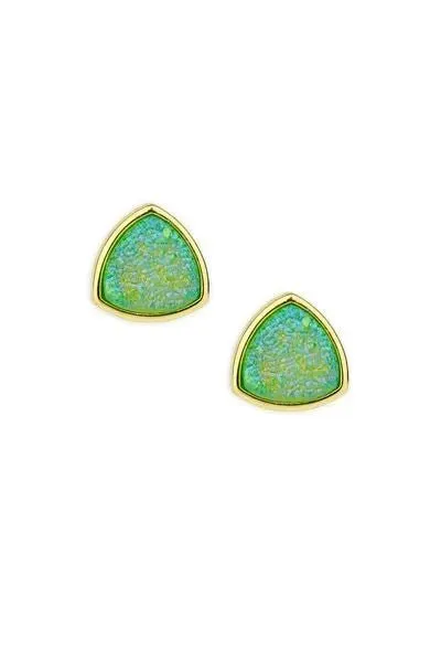 Druzy Stone Studded Earrings