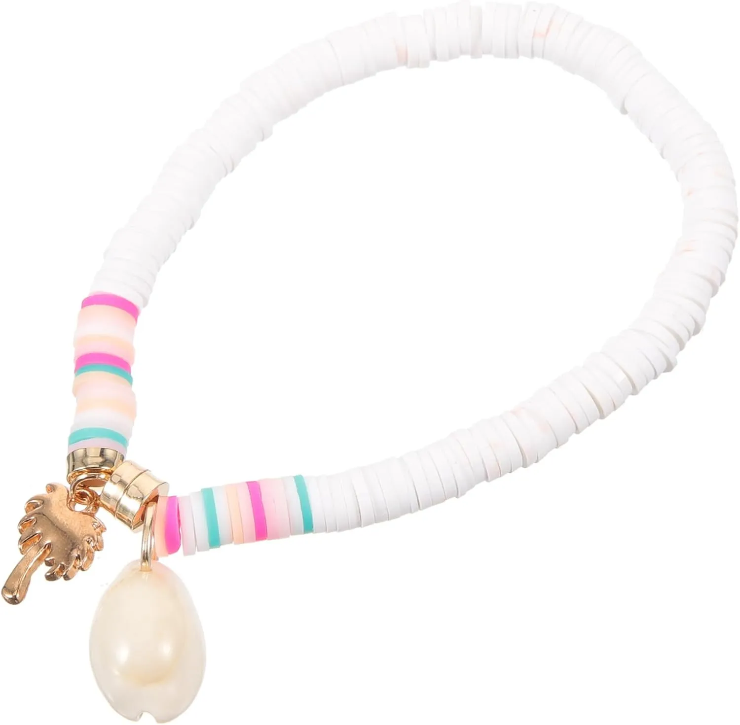 Elegant Women's Anklet Decorative Seashell Bracelet Coconut Tree Charm for Daily Wear and Special Occasions