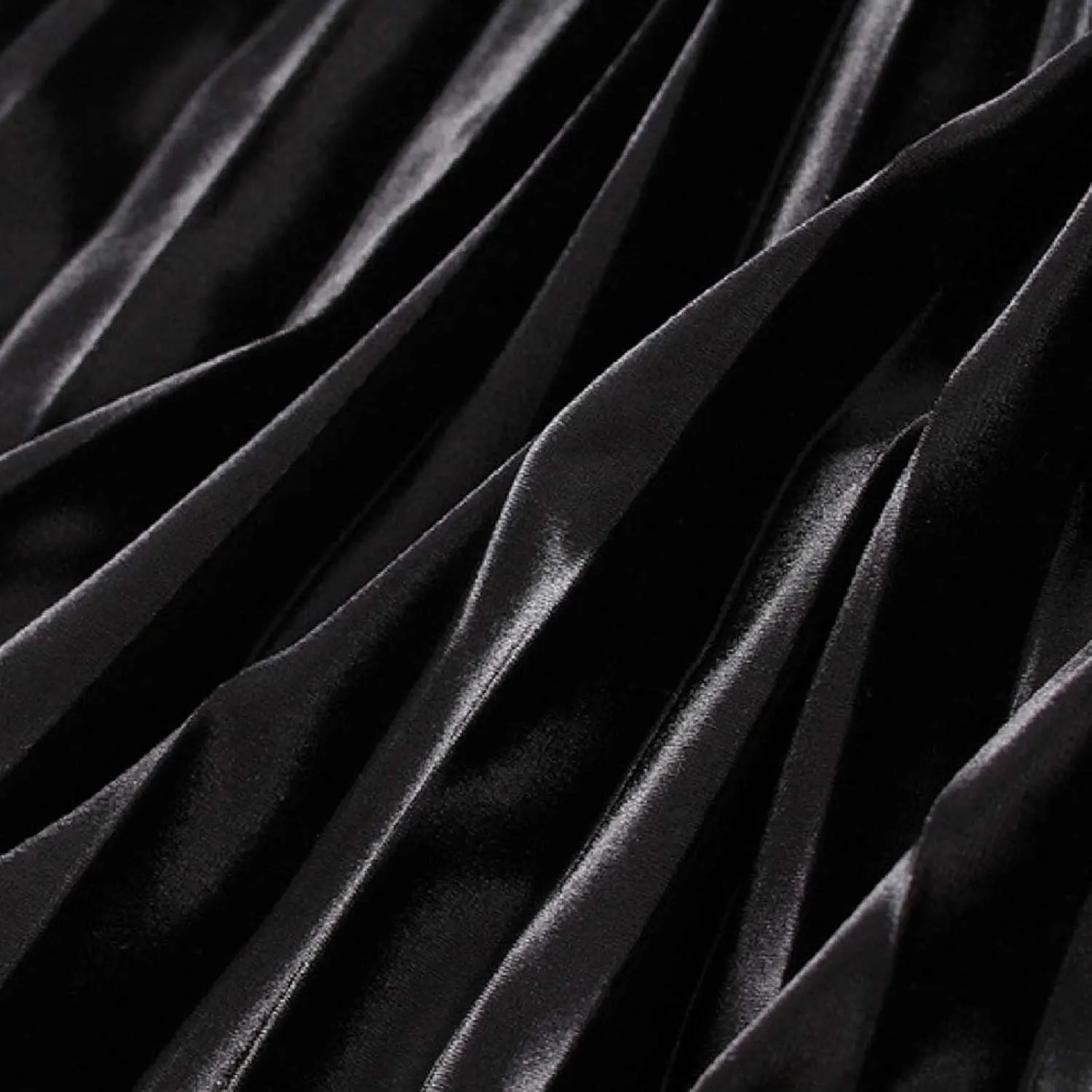 Faux Leather Skirts for Women Pleated High Waist A Line Summer Casual Trendy Business Elegant Midi Skirt with Pockets