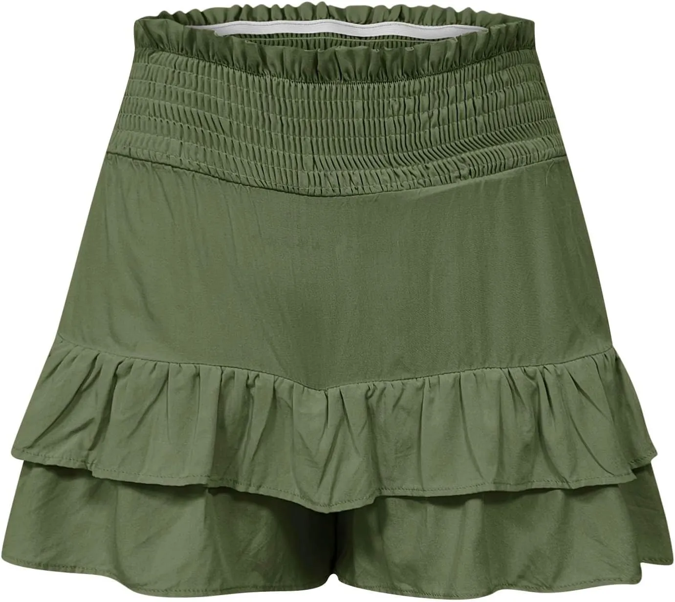 Flowy Shorts for Women Summer Casual High Waisted Ruffles Pleated Tennis Mini Skirt Tummy Control Athletic Golf Skort