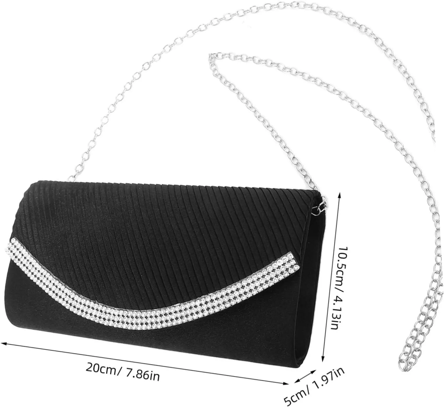 GALPADA Handbag Purse for Women Evening Bags for Women Wedding Clutch Bag Wedding Purses for Bride Women Clutch