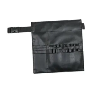 Hairdresser Scissors Bag Salon Scissors Holder Versatile Multi Pocket Professional Barber Waist Pouch for Hairdressers Clips, Black
