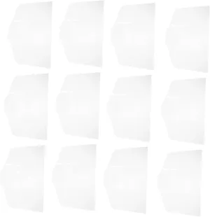 Healifty 20Pcs Clothing Bags for Dust Garment Covers Washable Storage for Home Shop Use Keep Clothes Tidy Protected