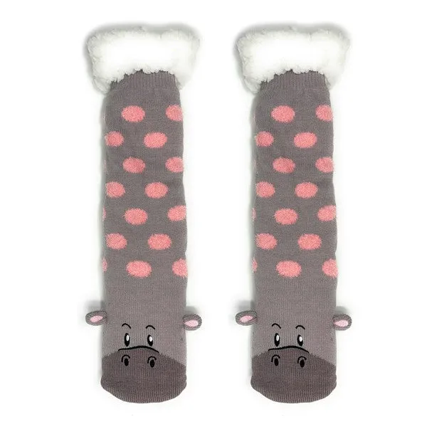 Hip Hippo Cozy Warm Women's Plush Animal Slipper Socks