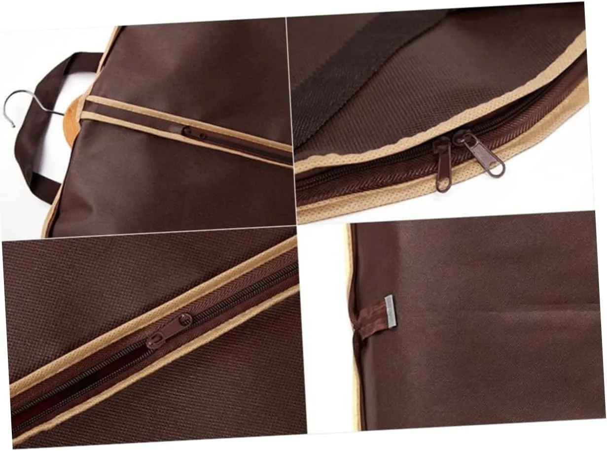 IMIKEYA Gusseted Garment Bag Dress Cover Suit Storage Bag Travel Clothes Cover Tidy Zipper Pouch