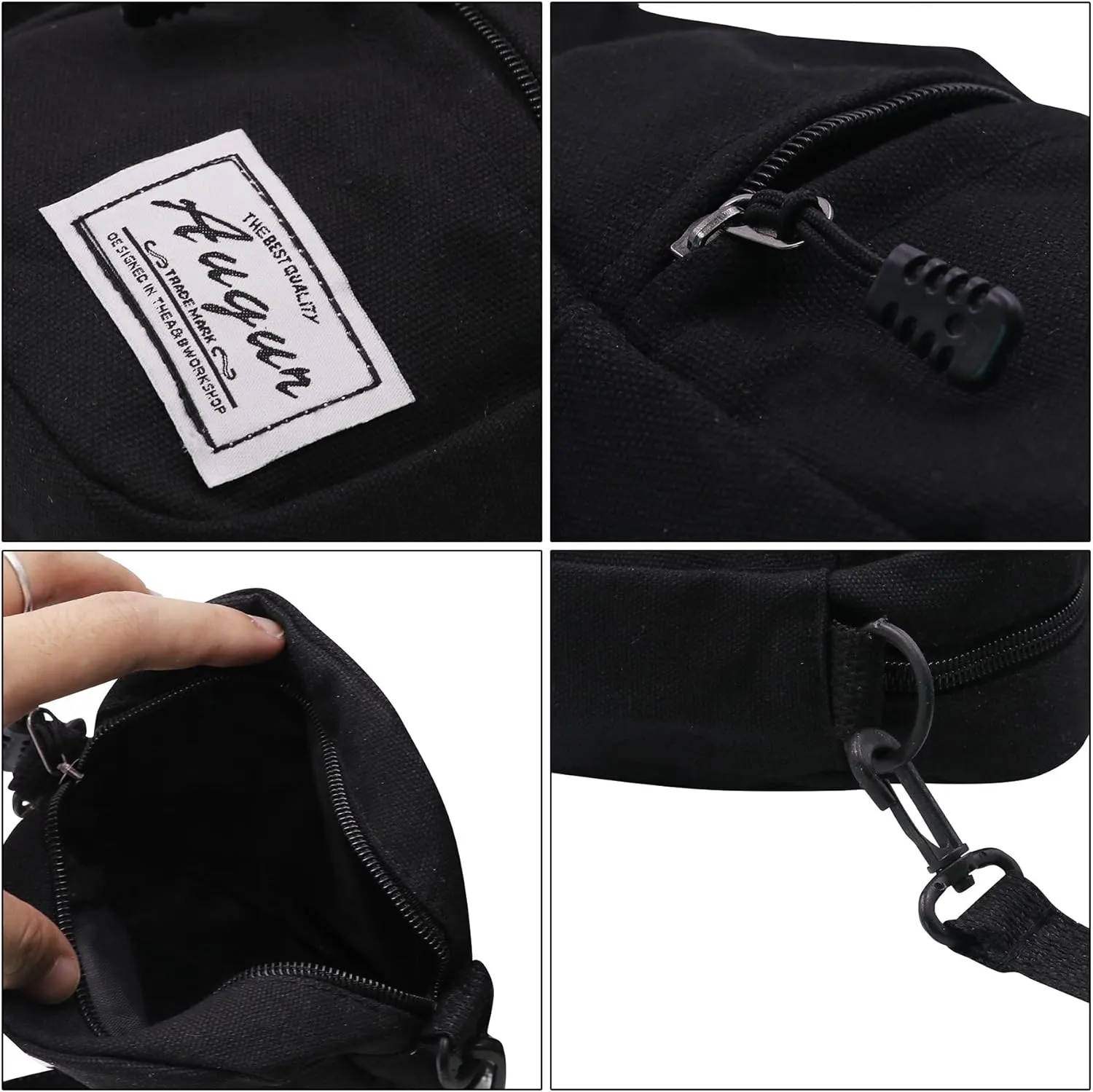 JUMISEE Fashion Canvas Crossbody Purse Small Cell Phone Bag Messenger Bag Handbag for Men Women Kids