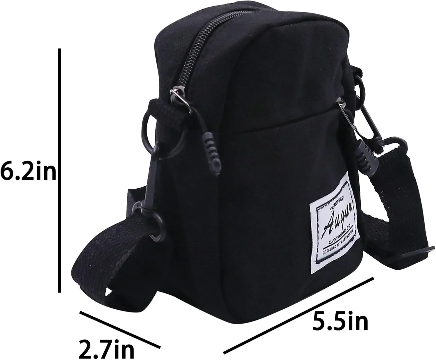 JUMISEE Fashion Canvas Crossbody Purse Small Cell Phone Bag Messenger Bag Handbag for Men Women Kids