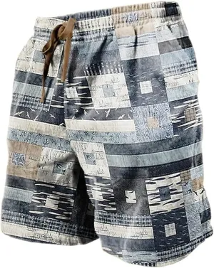 LCMTWX Men's Shorts Leisure and Fitness Sports Plus Size Five Surf Quick Drying Beach Pants Shorts Dress Shorts for Men Men