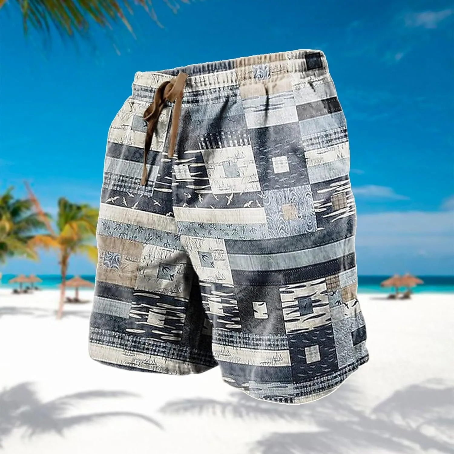LCMTWX Men's Shorts Leisure and Fitness Sports Plus Size Five Surf Quick Drying Beach Pants Shorts Dress Shorts for Men Men