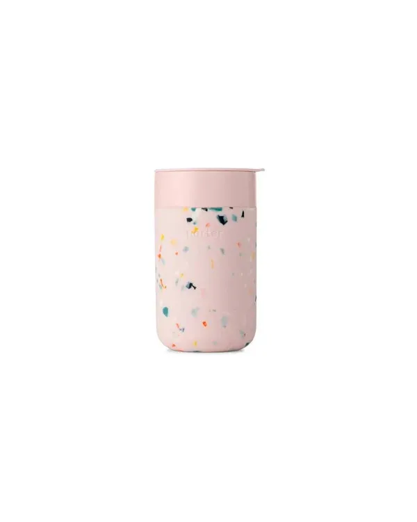 lPorter Portable Mug (Ceramic, Blush Terrazzo - 16 oz)
