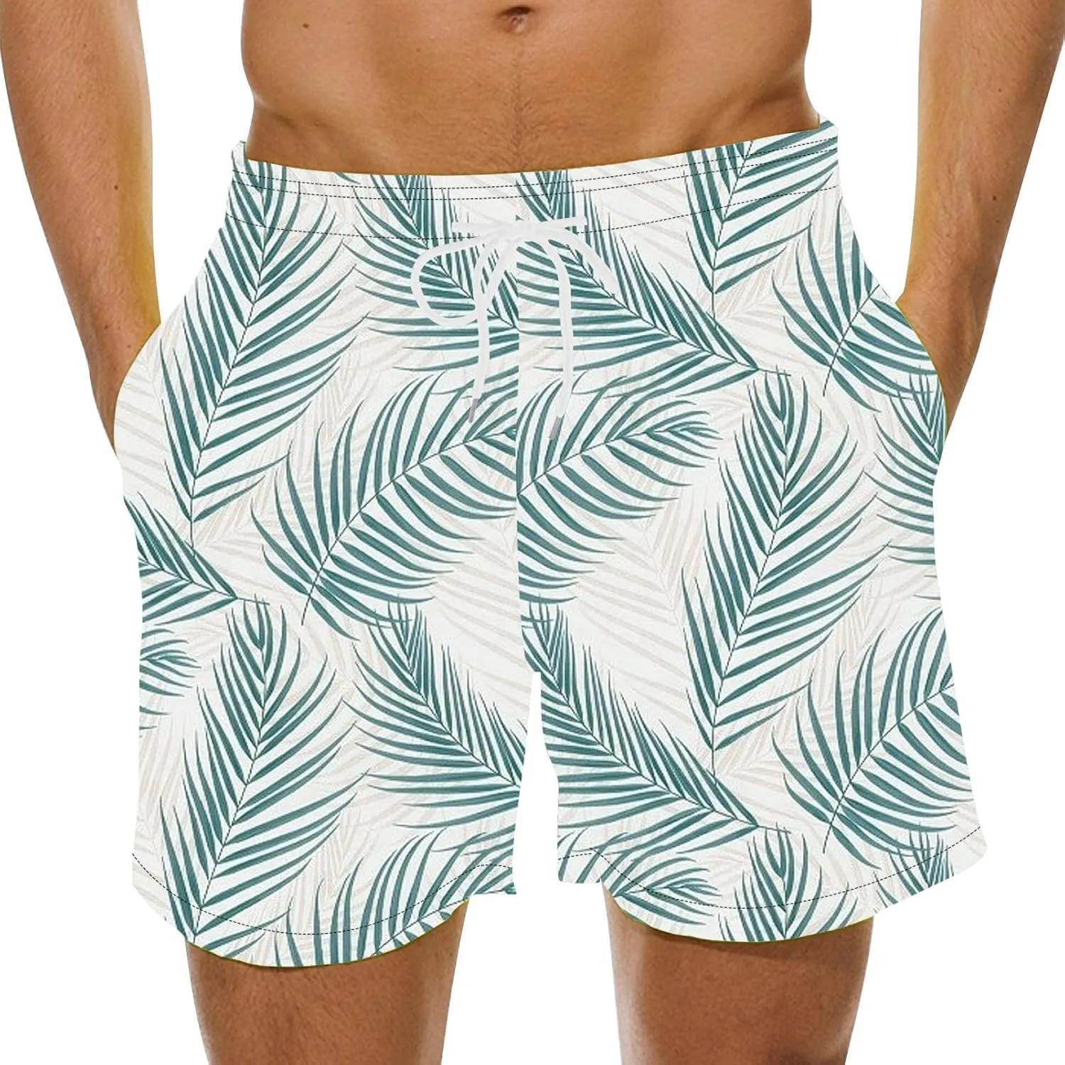 Matching Beach Outfits for Couples Plus Summer Beach Size Dinosaur Shorts Men's Pants Holiday Shorts Stretch Short